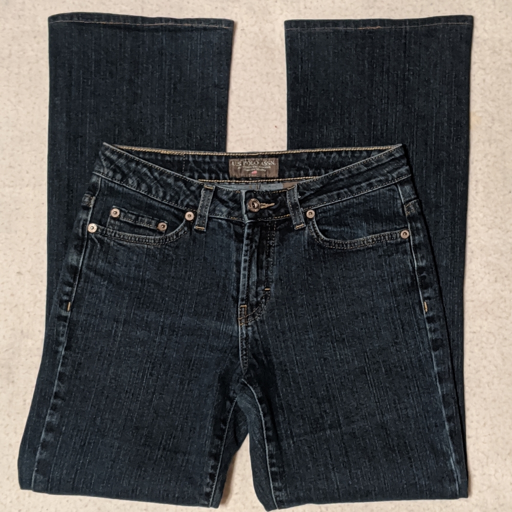 US Polo Assn Jeans Boot Cut Jr's sz 7/8